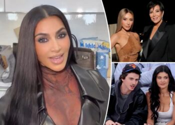 Kylie Jenner, Timothée Chalamet join Kim Kardashian and mom Kris to see ‘The Fear of 13’ on Broadway