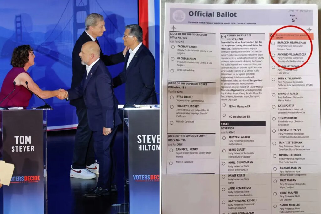 Why there are 61 names on your ballot for governor – including Barack Obama