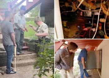 Family makes terrifying discovery after furniture moved, belongings go missing