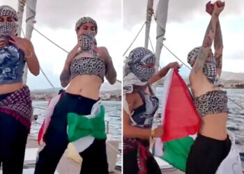 Gaza flotilla activists ripped for provocative dance while demanding release of accused sex predator