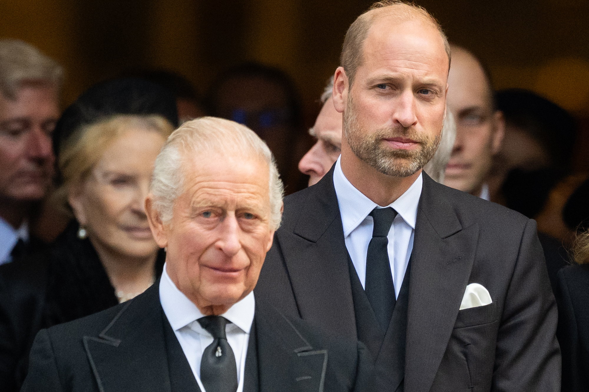 King Charles and Prince William.