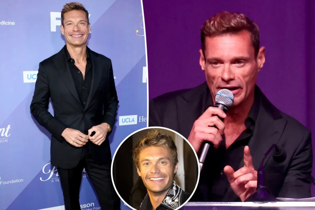 Ryan Seacrest, 51, sparks concern at LA fundraiser after defending look