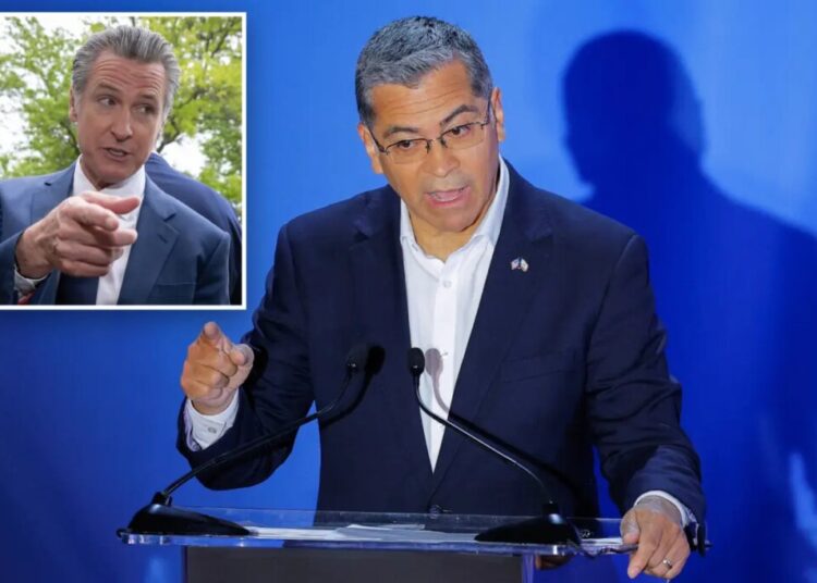 Gavin Newsom’s ‘dark horse’ governor favorite Xavier Becerra brutally mocked behind the scenes