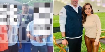 Mike Vrabel and pregnant Dianna Russini were ‘cautious about photos being taken’ while renting a private boat together