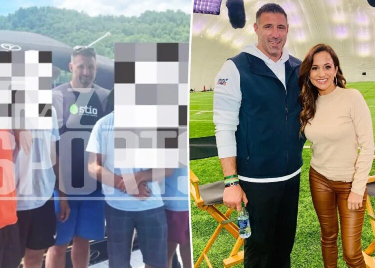 Mike Vrabel and pregnant Dianna Russini were ‘cautious about photos being taken’ while renting a private boat together