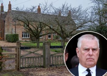 Masked man arrested for threatening ex-Prince Andrew near his new home