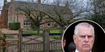 Masked man arrested for threatening ex-Prince Andrew near his new home