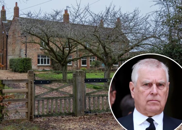 Masked man arrested for threatening ex-Prince Andrew near his new home