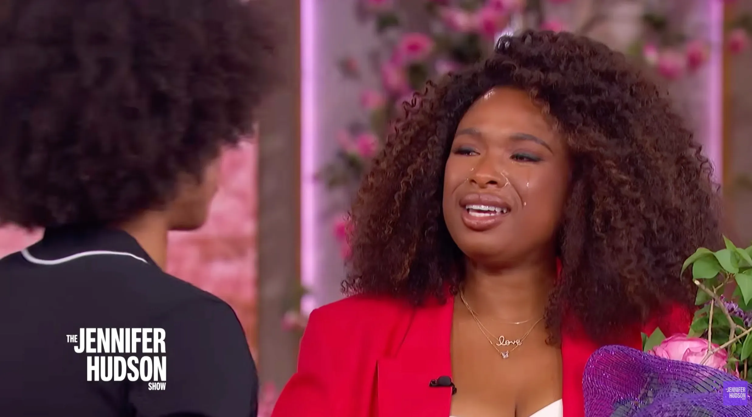 Jennifer Hudson crying on 