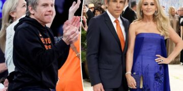 Christine Taylor reveals why husband Ben Stiller skipped the Knicks for the Met Gala
