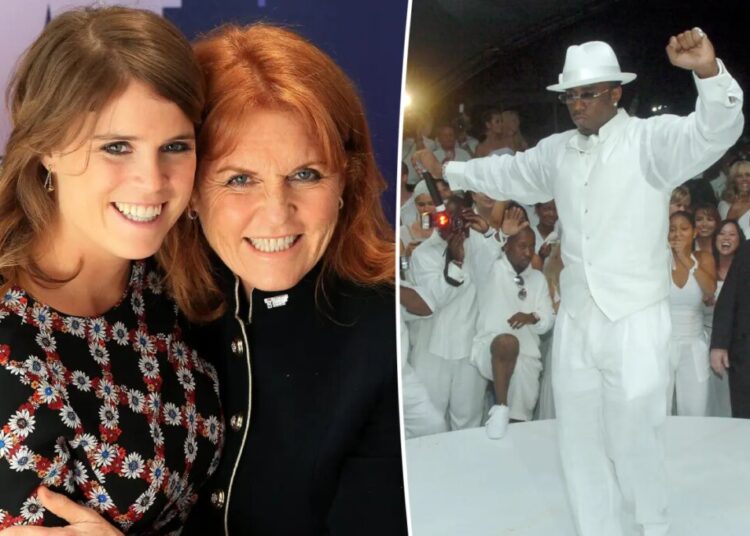 Sarah Ferguson was allegedly ‘friends with benefits’ with Sean ‘Diddy’ Combs, took teenage Princess Eugenie to his yacht party