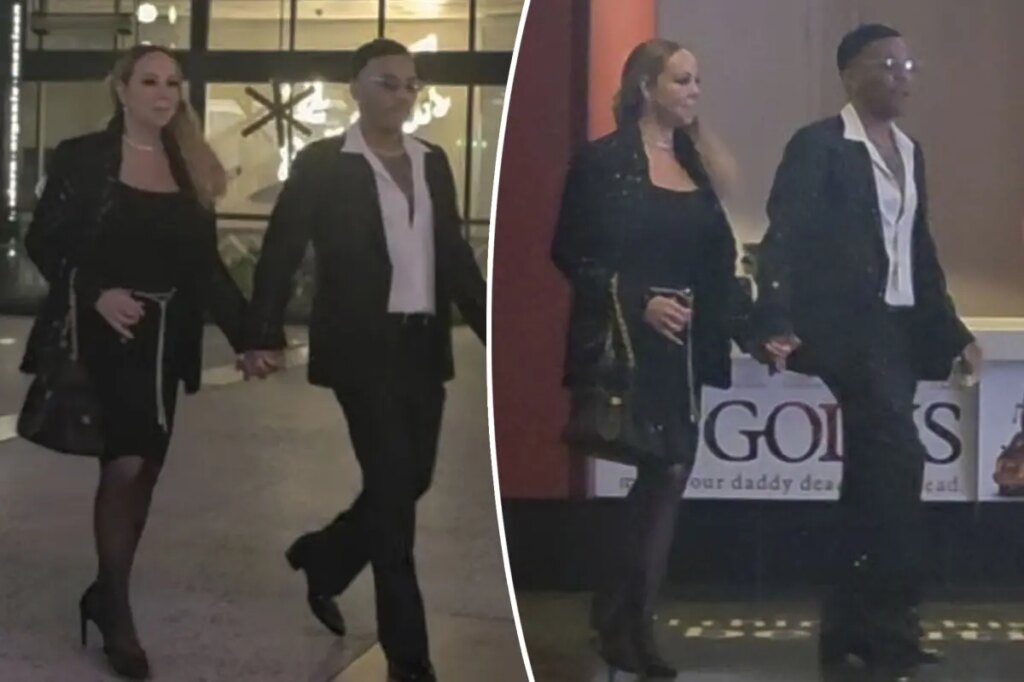 Mariah Carey and Anderson .Paak reignite romance rumors with PDA-filled movie date