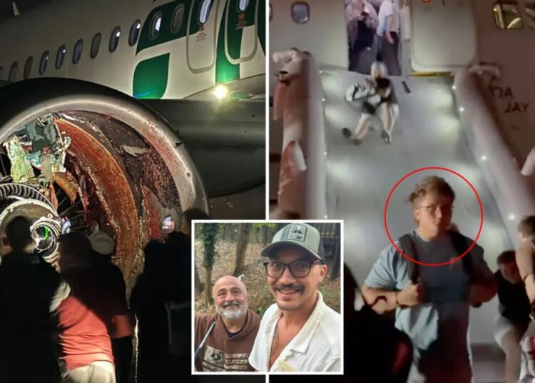 LA-bound family on horror flight reveals gruesome moment plane struck person