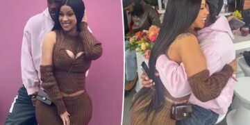 Cardi B and Stefon Diggs pack on the PDA at Mother’s Day event amid reconciliation rumors