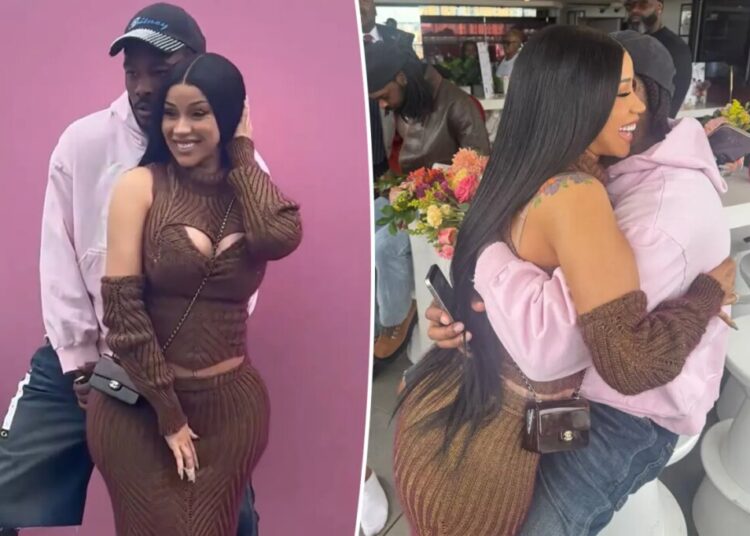 Cardi B and Stefon Diggs pack on the PDA at Mother’s Day event amid reconciliation rumors