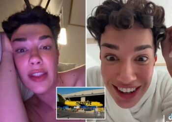 Influencer James Charles torched after blasting canned Spirit Airlines staffer as ‘lazy piece of s–t’ over donation plea