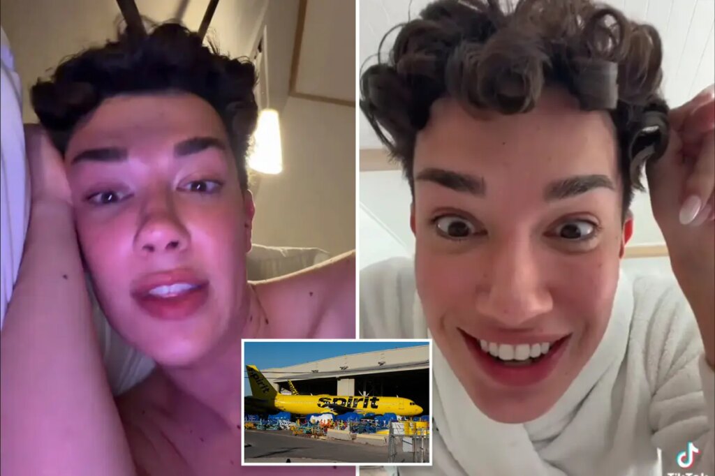 Influencer James Charles torched after blasting canned Spirit Airlines staffer as ‘lazy piece of s–t’ over donation plea