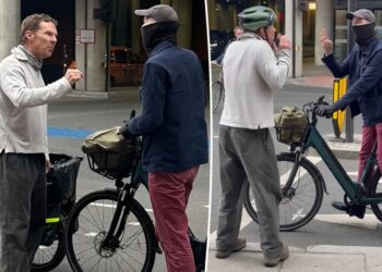 Biking Benedict Cumberbatch has heated, 10-minute ‘road rage’ fight with cyclist