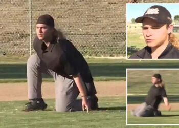 Little League umpire goes viral for insane antics on the field