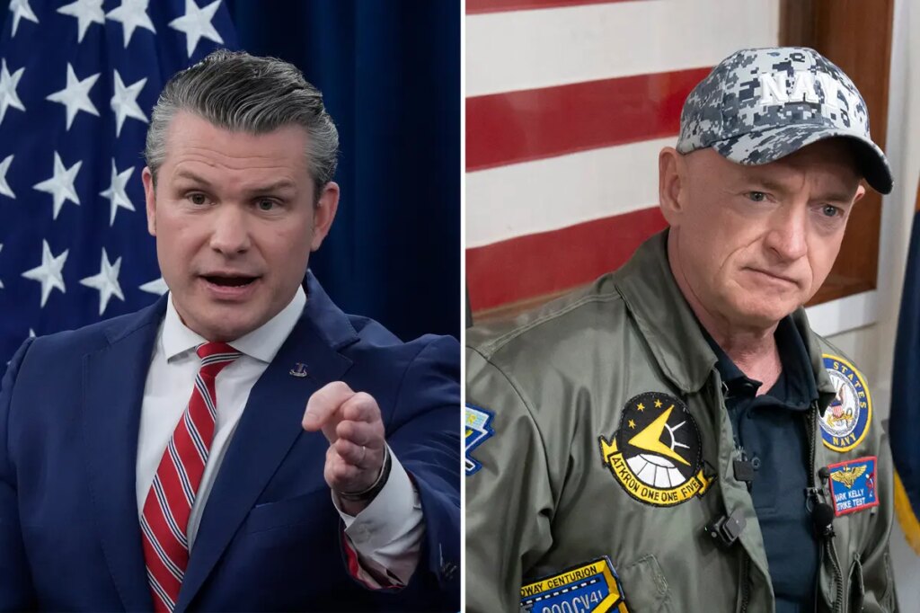 Hegseth says Pentagon will review Mark Kelly’s public statements about classified briefing amid ongoing feud