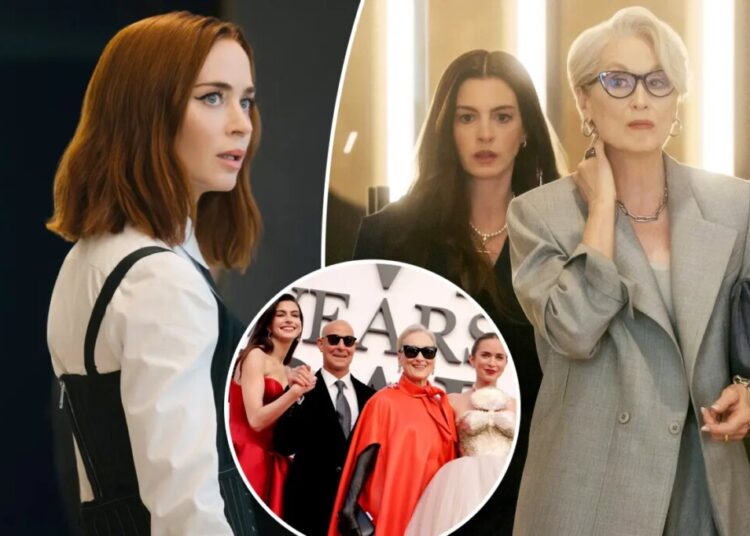 Anne Hathaway, Meryl Streep and Emily Blunt’s ‘Devil Wears Prada 2’ salaries revealed