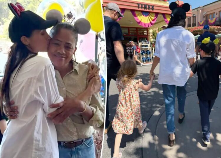 Meghan Markle shares sweet snaps from a Disneyland family celebration,  including kids and mom Doria