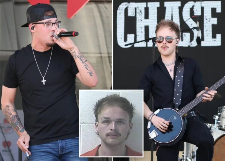 Chase Matthew’s bassist Carsen Richards charged with child sex crimes after being arrested at Kentucky festival