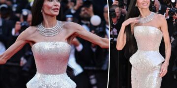 Demi Moore’s toned arms take center stage on Cannes Film Festival 2026 red carpet