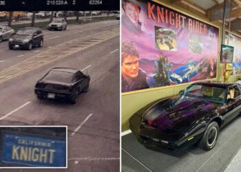 ‘Knight Rider’ car hit with NYC speeding ticket — despite sitting on display inside Illinois museum