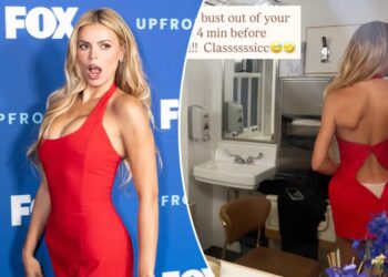 Brooks Nader narrowly avoids wardrobe malfunction minutes before ‘Baywatch’ reboot red carpet
