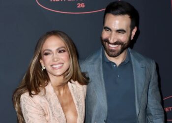 Jennifer Lopez boasts about ‘great chemistry’ with ‘Office Romance’ co-star Brett Goldstein as they look smitten on red carpet