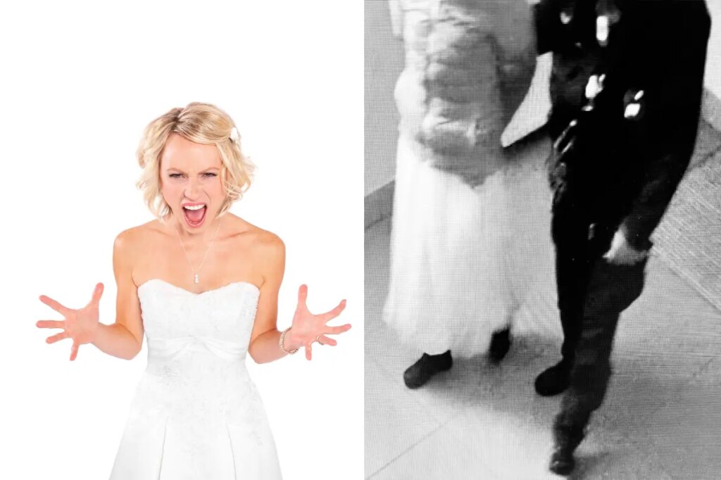 Plastered bride hauled off to jail in wedding gown after allegedly pummeling her mom during reception