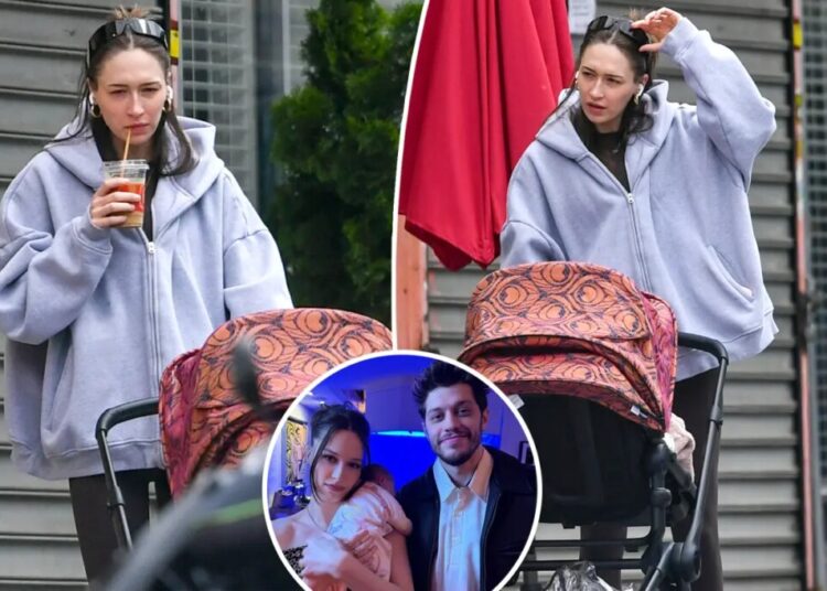 Pete Davidson’s ex Elsie Hewitt and infant daughter spotted for first time since shock split