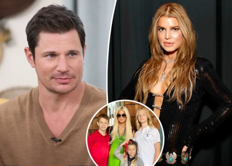 Nick Lachey claims ex Jessica Simpson flew in first class while her 3 kids sat in economy during 6-hour flight