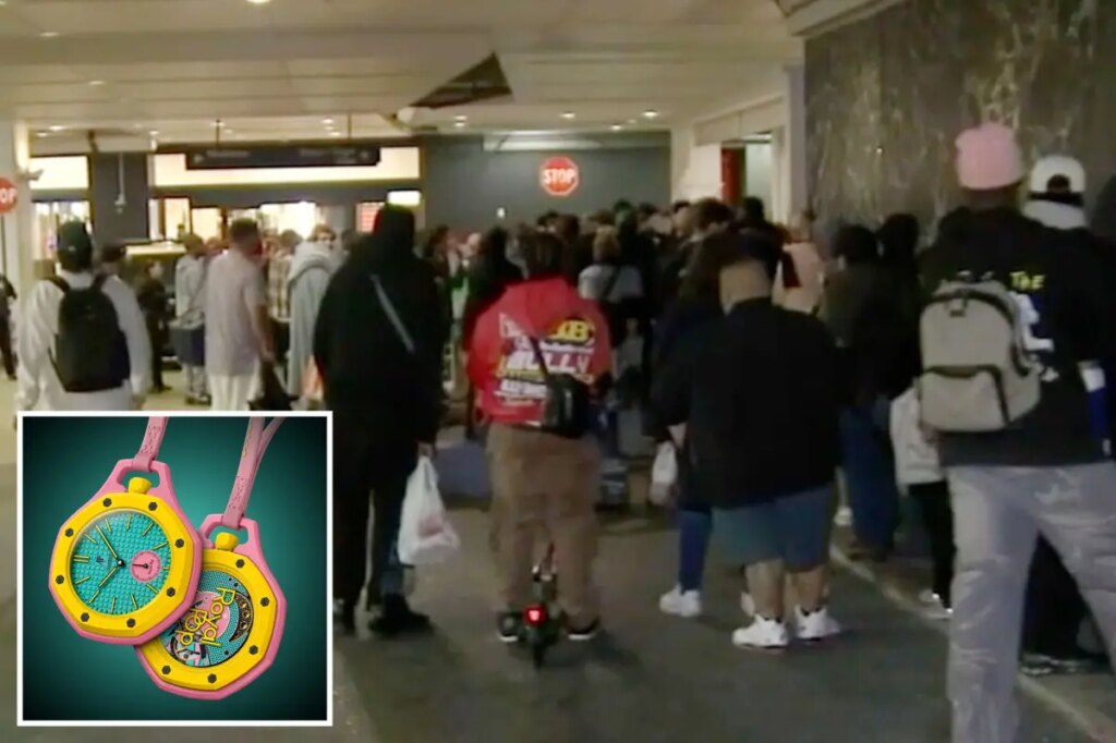 Pocket watch chaos comes to California as long lines and frustration over take viral collab
