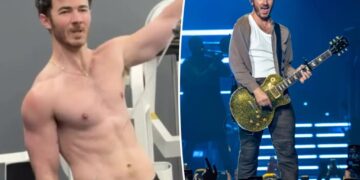 Kevin Jonas shows off shocking shredded physique in gym video