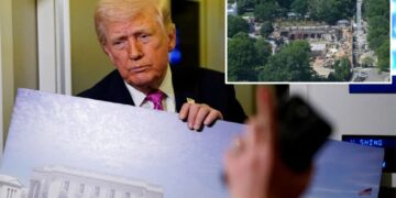 Trump’s White House ballroom funding in jeopardy after Senate ruling, Democrats say