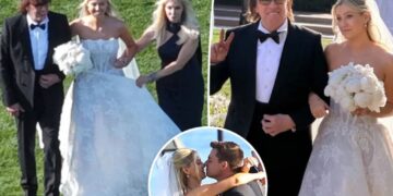Heather Locklear and Richie Sambora reunite as daughter, Ava, marries Tyler Farrar in lavish California wedding