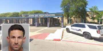 Teacher busted for sex with student in classroom after another student saw them together: cops