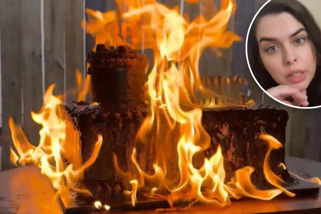 Baker made $600 cake for customer’s boyfriend— then set it on fire: We don’t like cheaters’