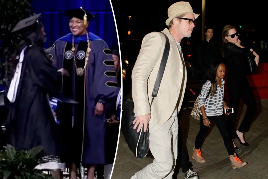 Angelina Jolie’s daughter Zahara takes another dig at dad Brad Pitt in savage graduation diss