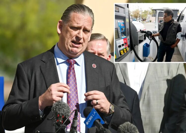 Senate Dems says ‘hell no’ to gas tax relief for Californians, Tony Strickland says