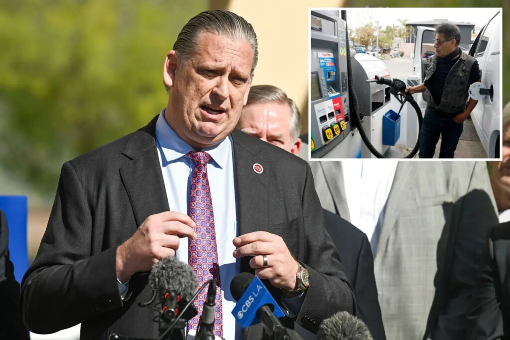 Senate Dems says ‘hell no’ to gas tax relief for Californians, Tony Strickland says