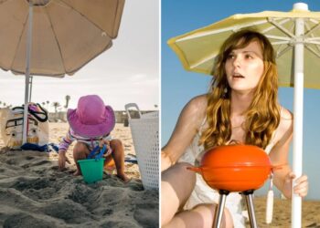 SoCal beach city wants to fine beachgoers for violating its “umbrellas only” rule