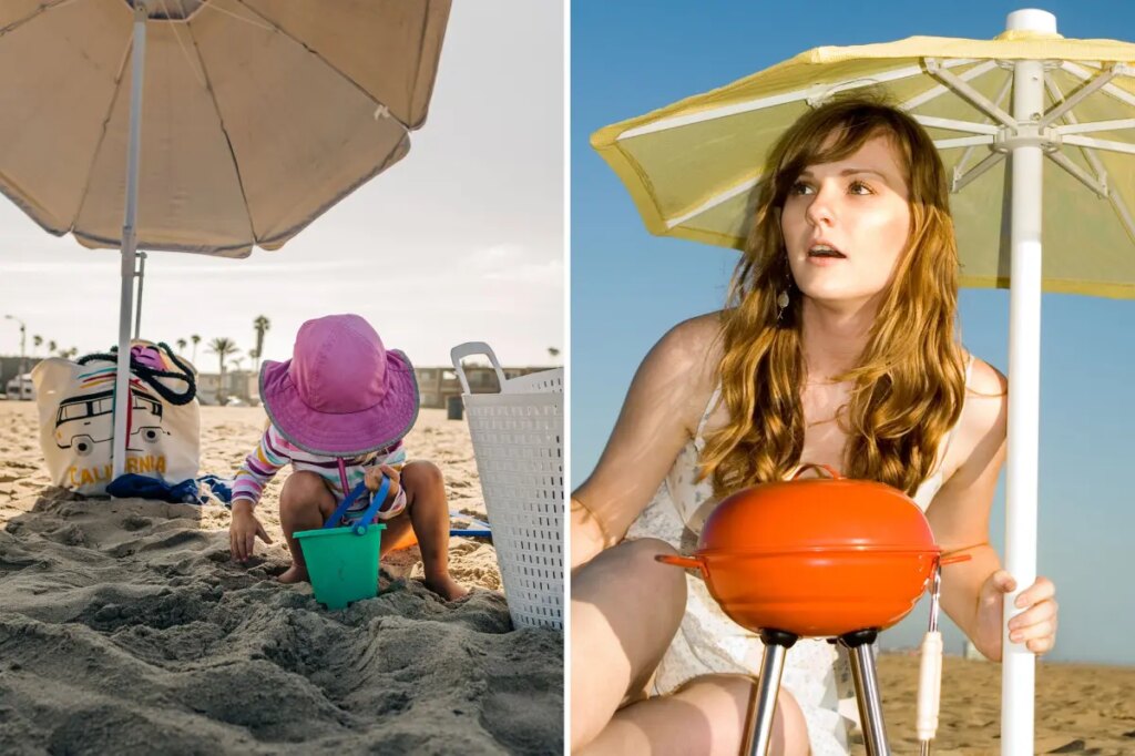 SoCal beach city wants to fine beachgoers for violating its “umbrellas only” rule