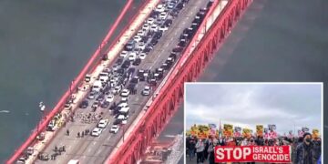 Protesters in Golden Gate Bridge shutdown face brutal punishment as trial begins