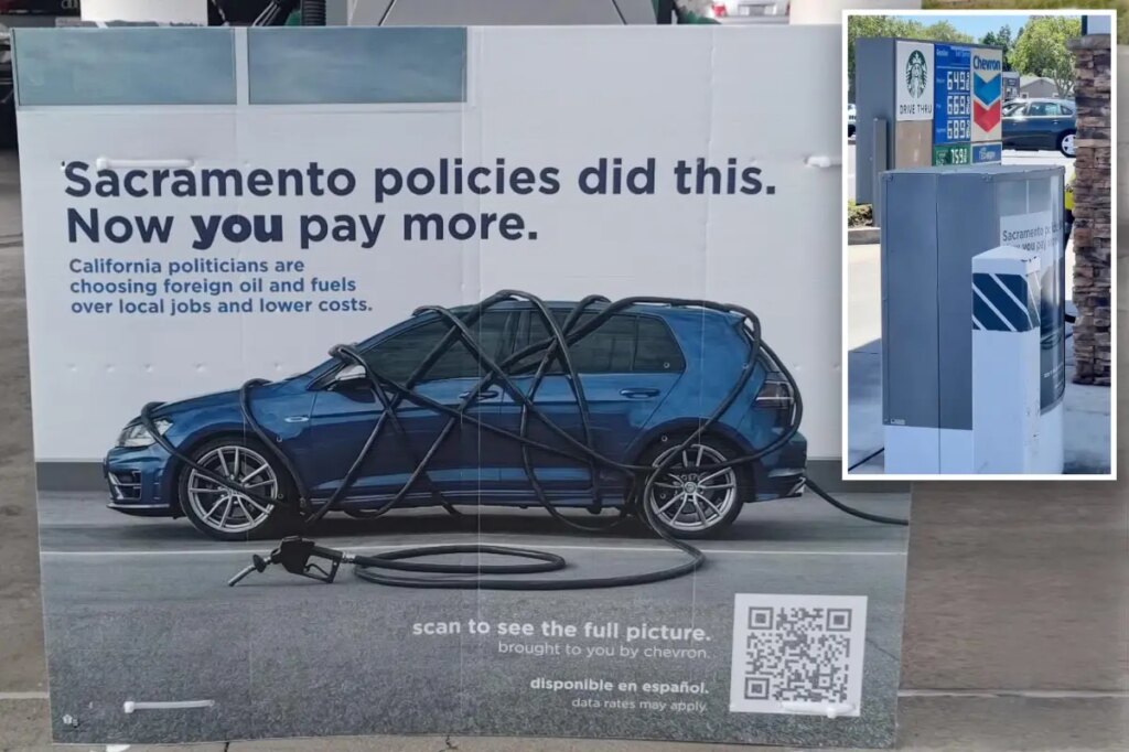 Chevron blames Dems for gas price hike at their California gas stations