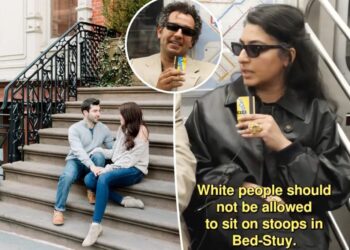 ‘Subway Takes’ sparks outrage as guest jokes that white people should be banned from sitting on stoops in Brooklyn