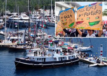California activists part of flotilla deported for trying to enter Gaza