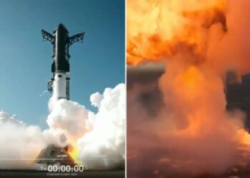 Successful SpaceX Starship 12 launch ends with spectacular fireball